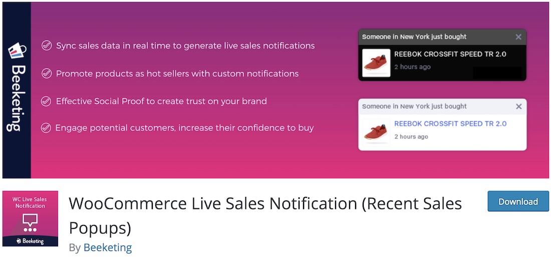 Sales-Pop-Wordpress-Benachrichtigungs-Plugin