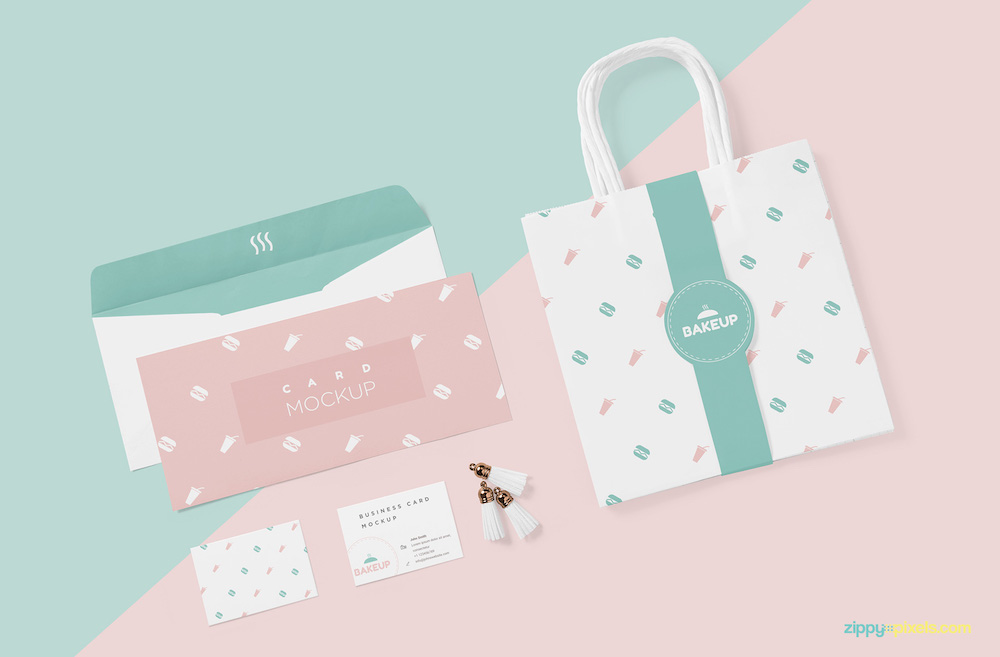 invito tote bag psd mockup gratuito