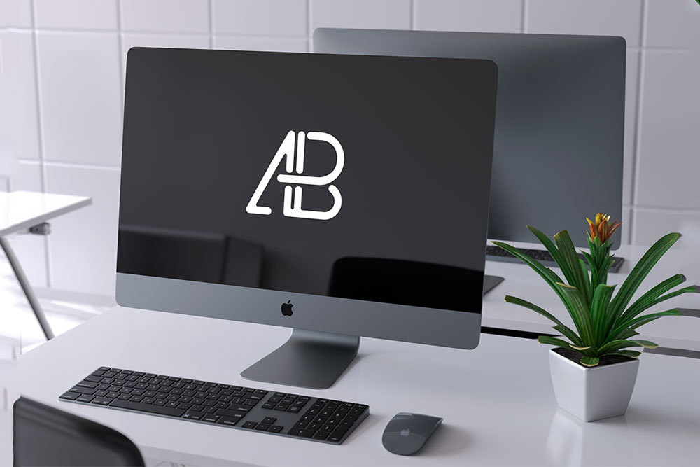 maquette psd imac pro