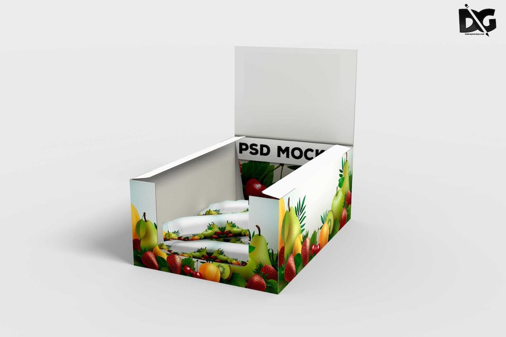 초콜릿 상자 포장 psd 프로토 타입
