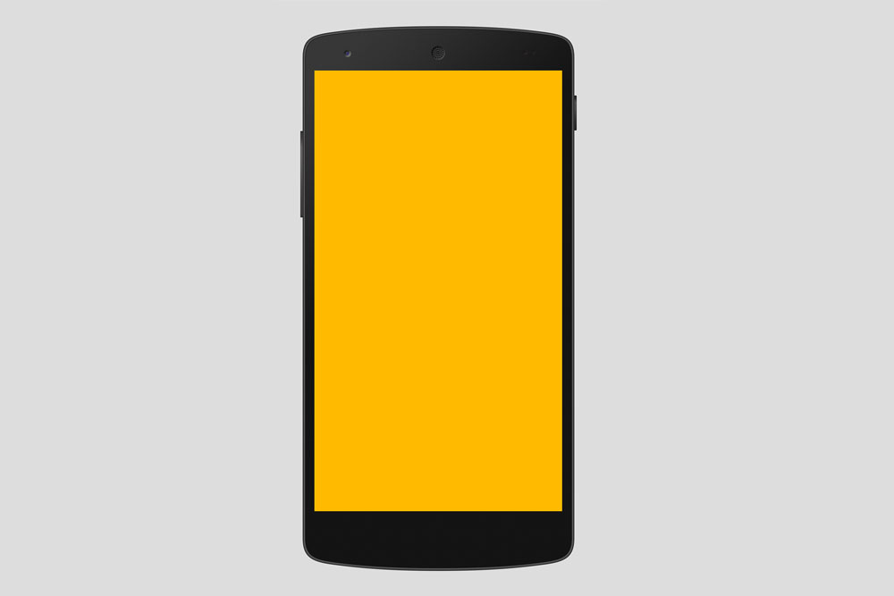maquette de téléphone Android