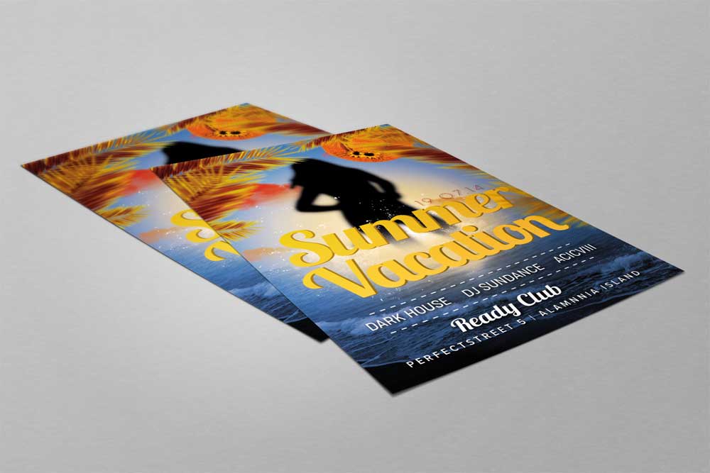 mockup psd selebaran gratis