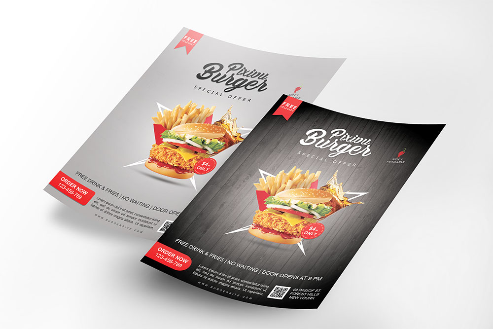 unduhan mockup selebaran gratis