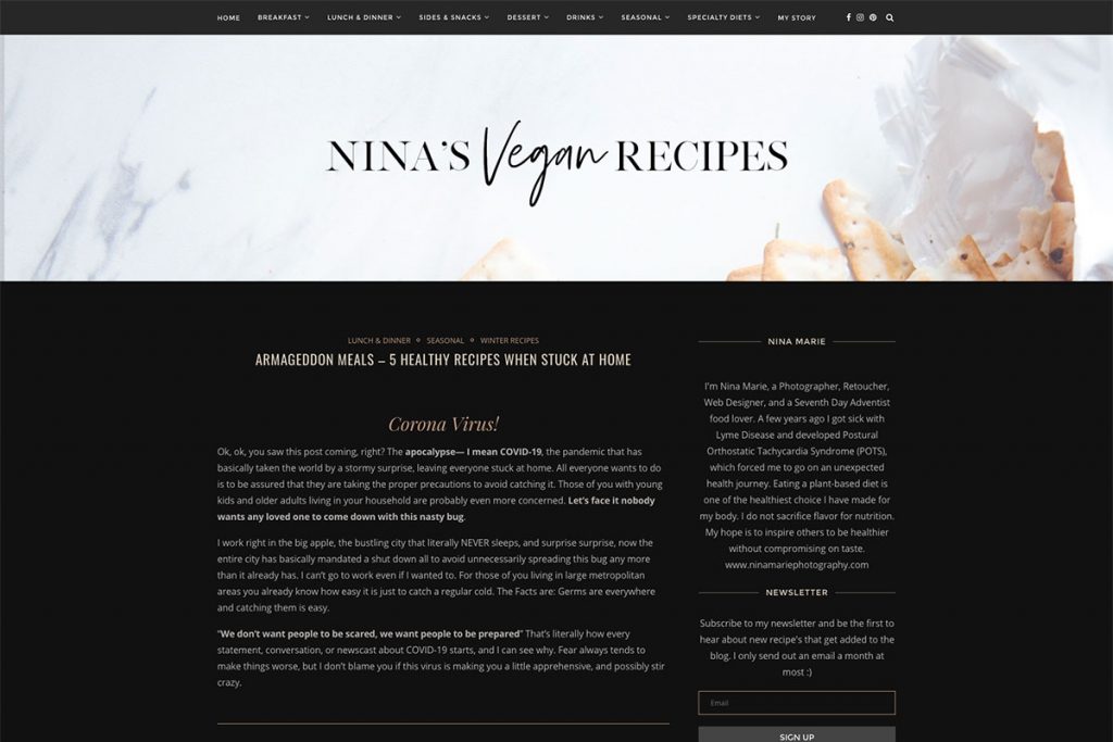 Nina'nın Vegan Tarifleri