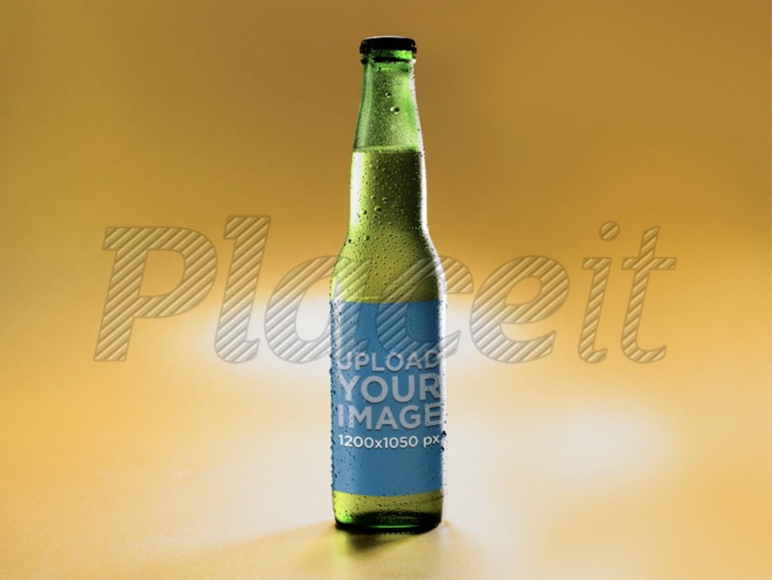 grünes lagerbier flaschenmodell