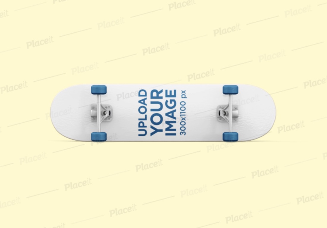 mockup bawah skateboard