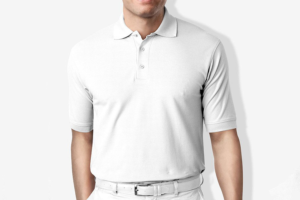 白いTシャツのモックアップ