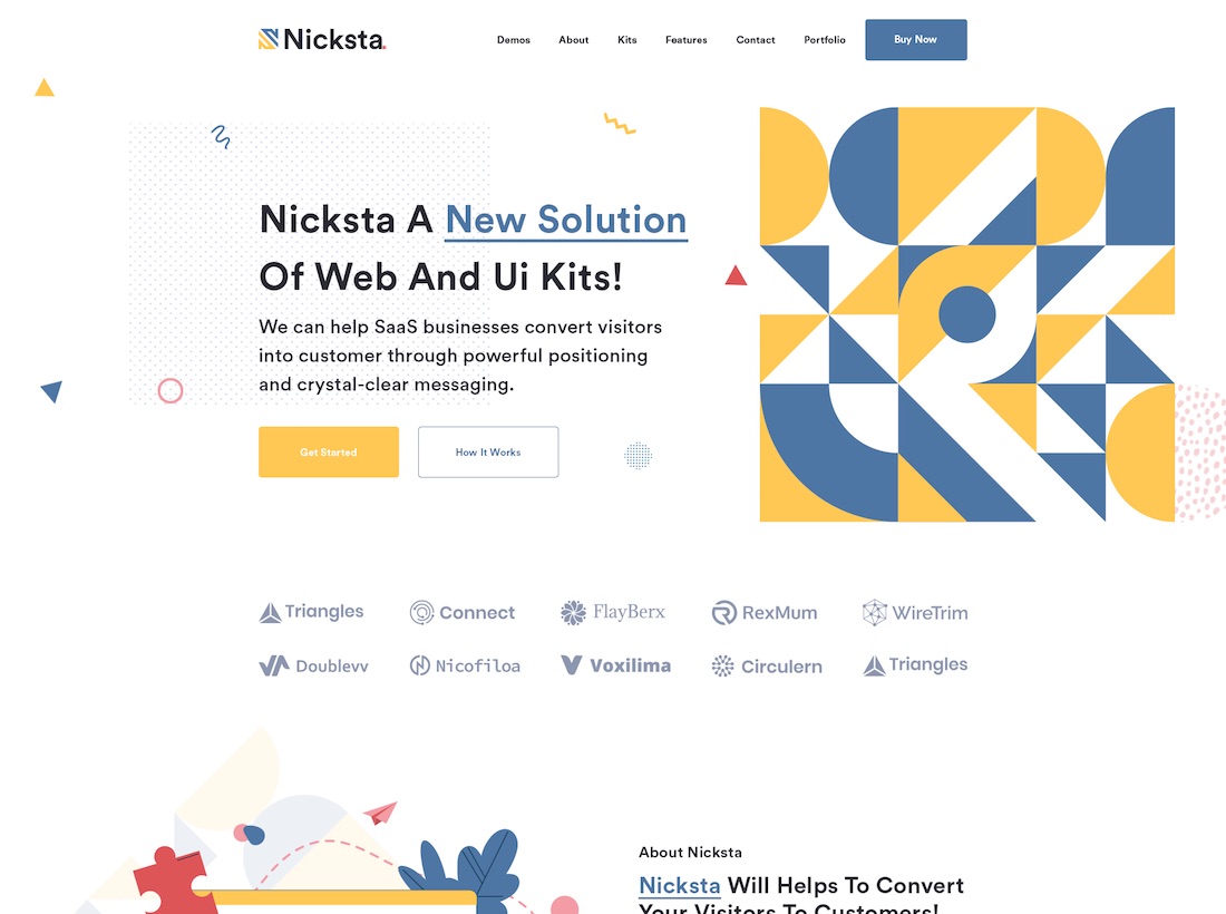 Nicksta-Website-Modell