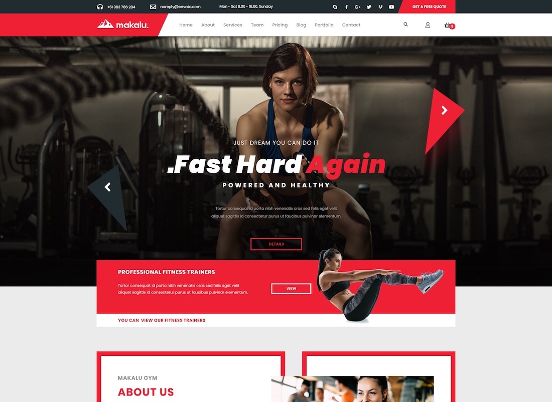 Makalu-Website-Modell