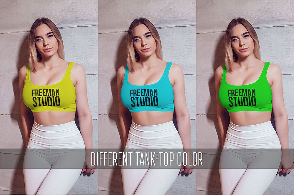 maqueta de camiseta sin mangas