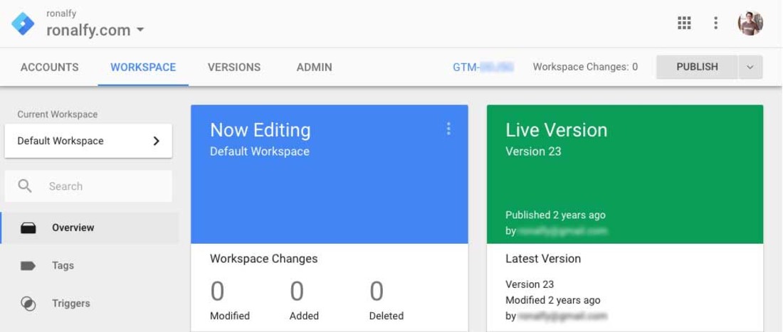 Administrador de etiquetas de WordPress actualizado