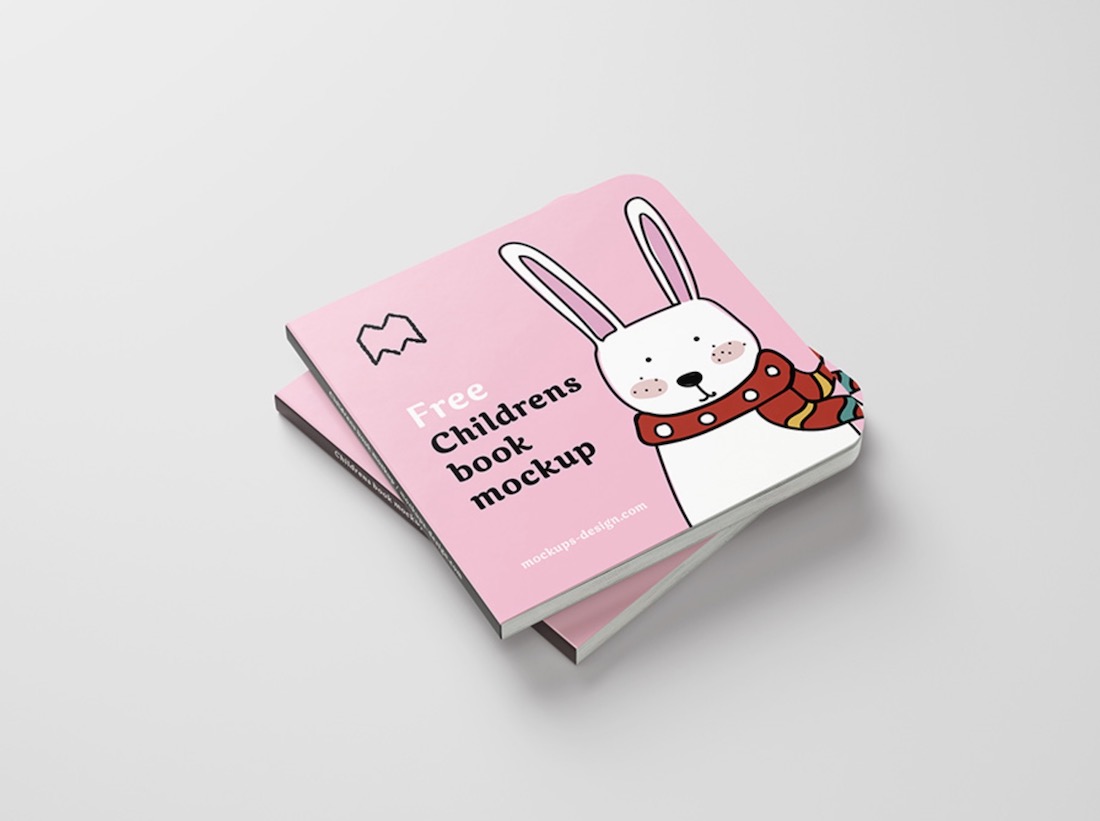 ต้นแบบ psd หนังสือเด็ก