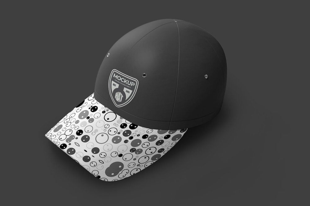 maqueta de bordado de gorra