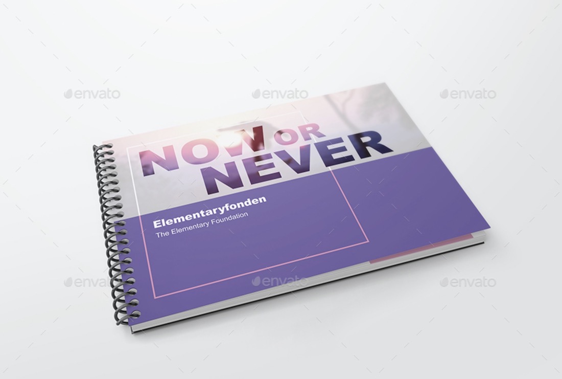 modelos de encadernação de livro em espiral horizontal