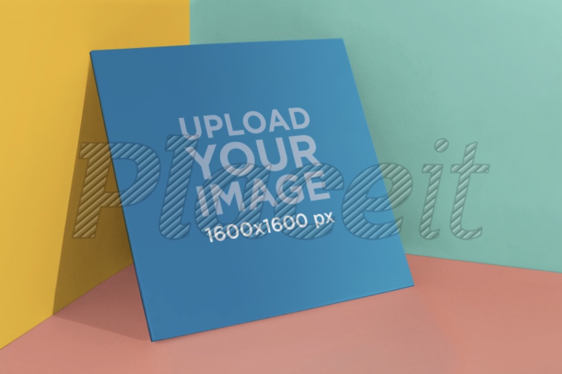 mockup di copertina del disco in vinile