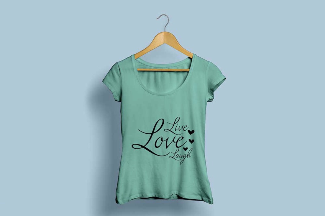 kostenloses Frauen-T-Shirt-Modell
