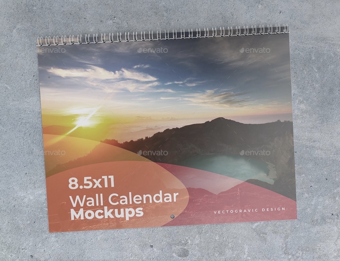 modelli di calendario da parete