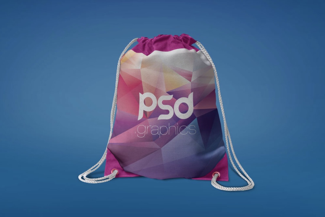 mockup tas serut psd gratis
