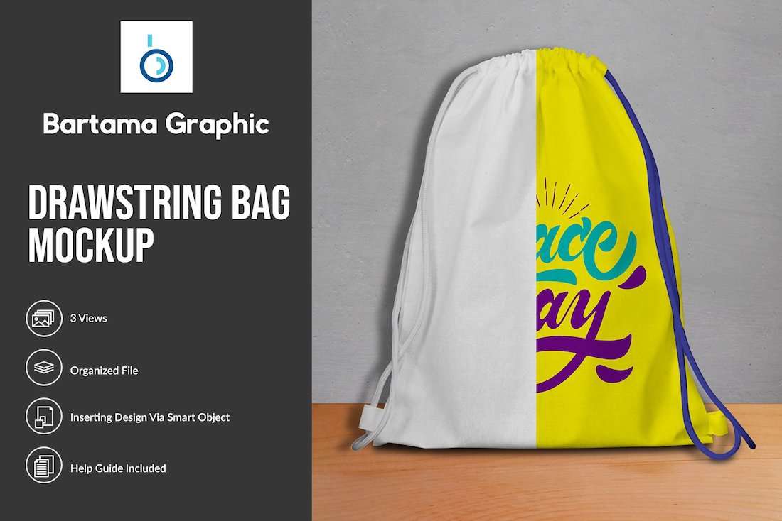 mockup psd tas serut