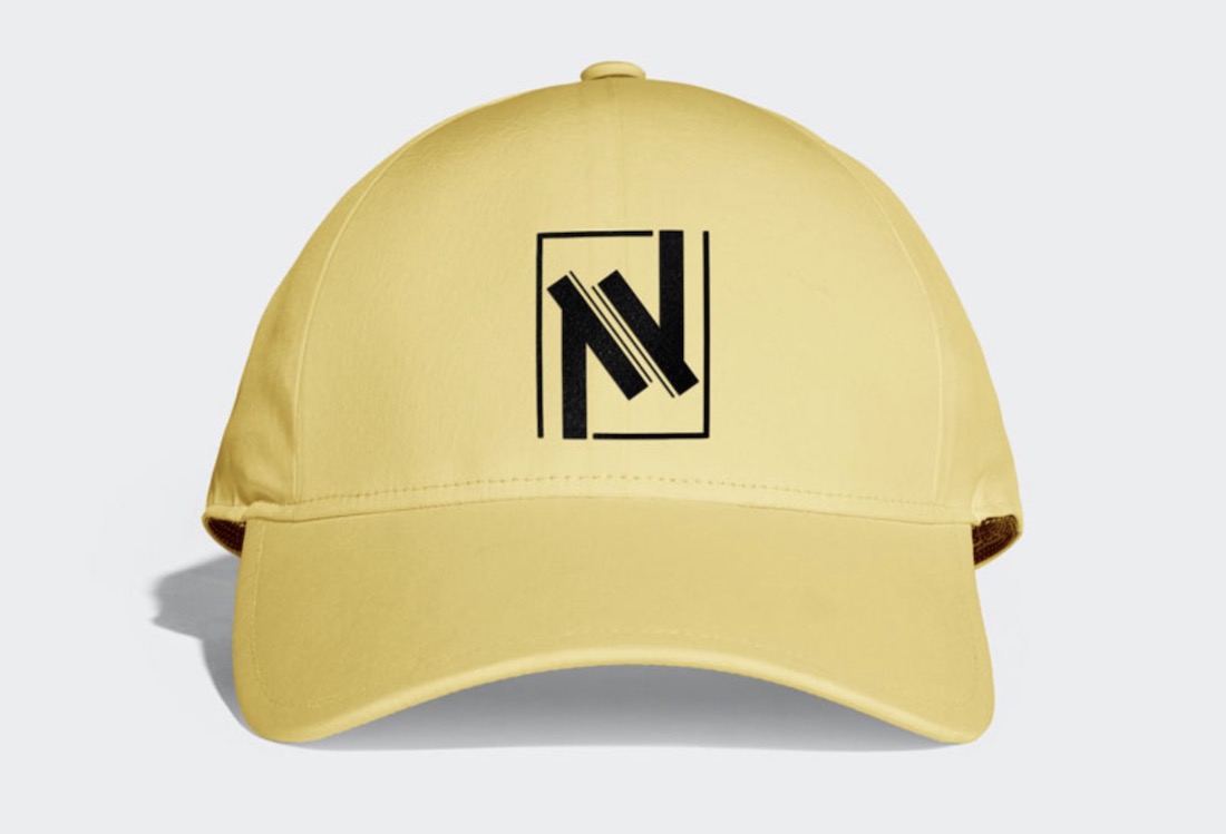 mockup cap psd moderno grátis