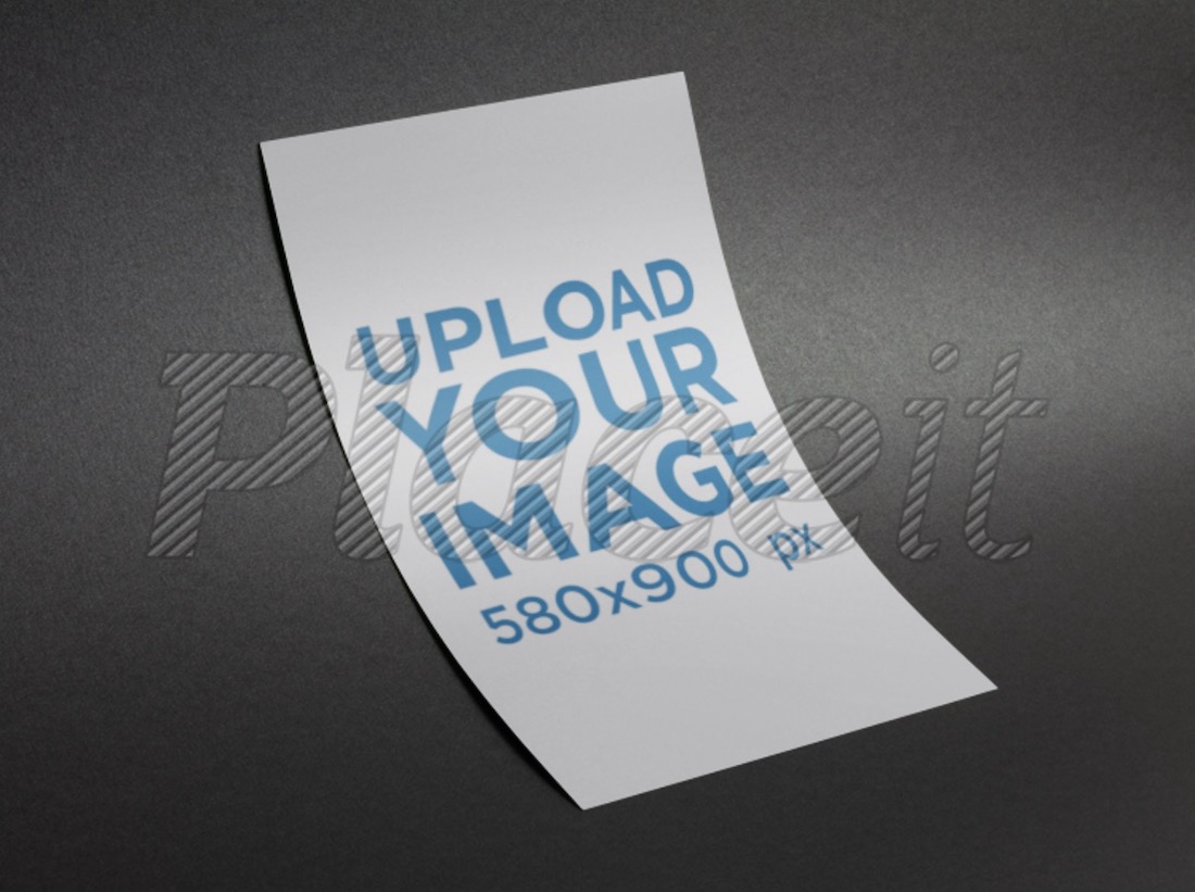 mockup di volantino fotorealistico