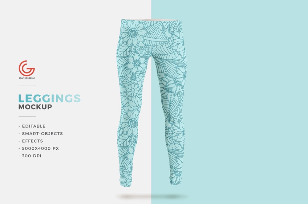 modello di mockup psd di leggings gratuiti