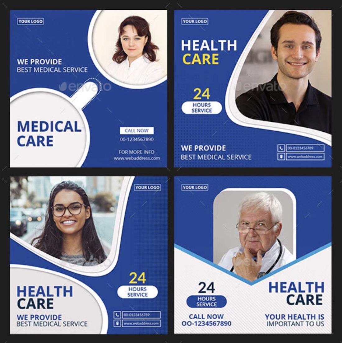 banner post instagram medico
