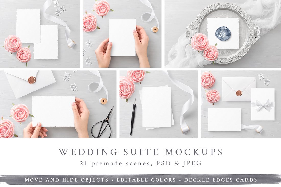 maquettes de suites de mariage