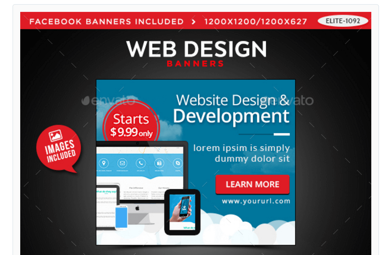 Banners para agencias de desarrollo y diseño web