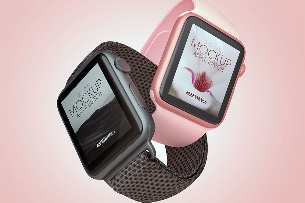 mockup psd gratuito per apple watch