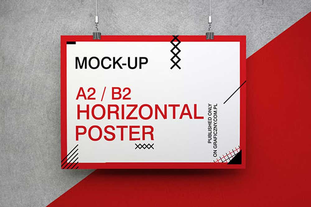 download gratuito de maquete de pôster