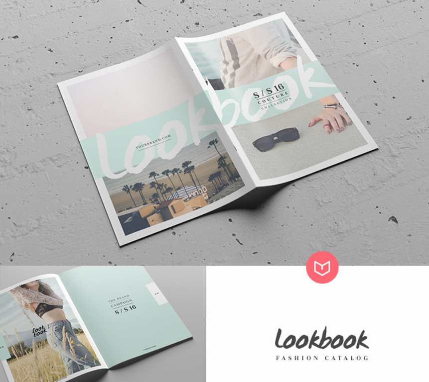 Plantilla de catálogo Lookbook