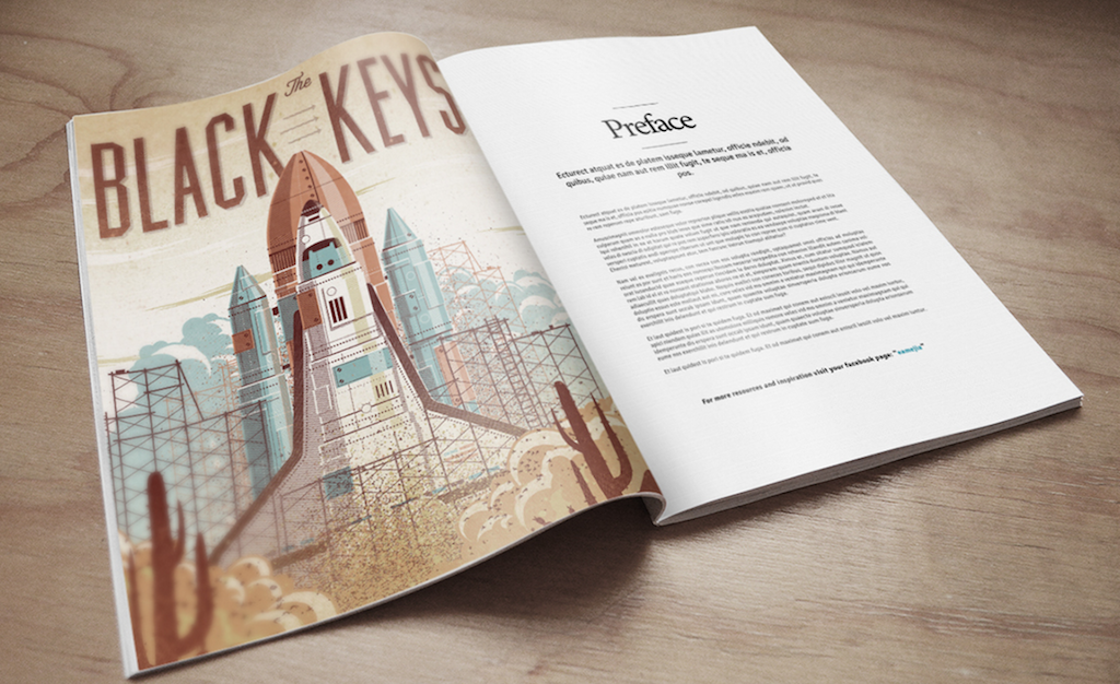 Revista Mock-Up PSD Freebie