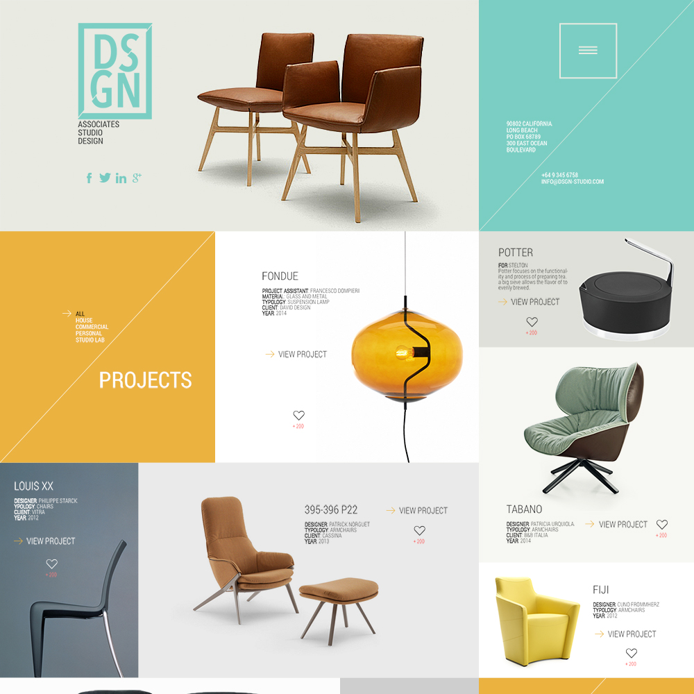 ออกแบบตารางเทมเพลตเว็บไซต์ PSD ฟรี
