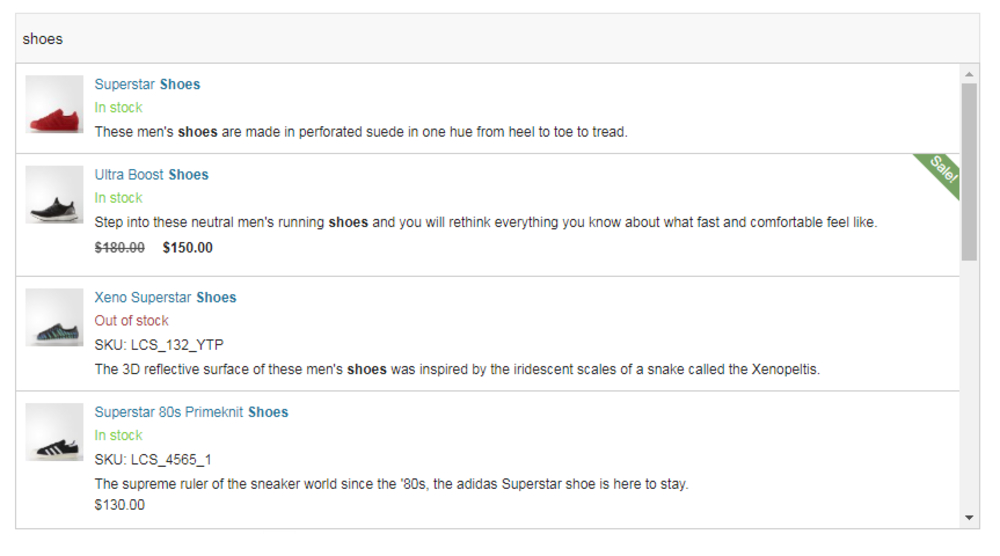 ปลั๊กอินการค้นหา WooCommerce ที่เรียบง่าย
