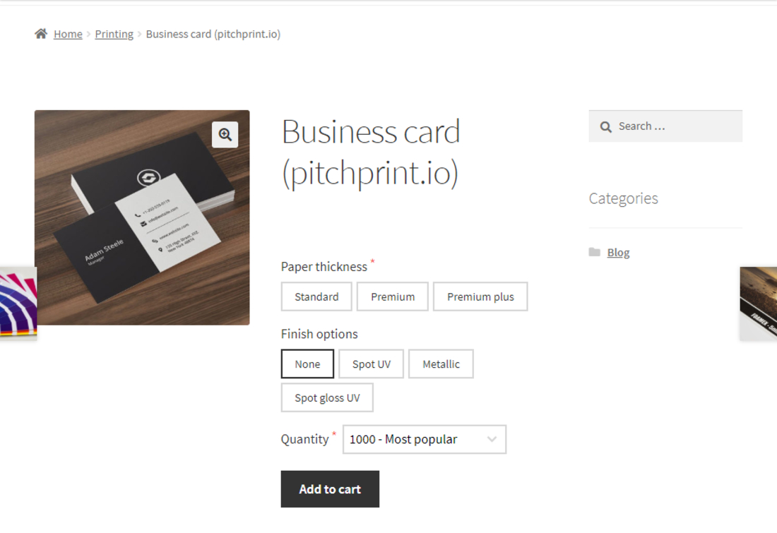 Opzioni del prodotto WooCommerce reattivo
