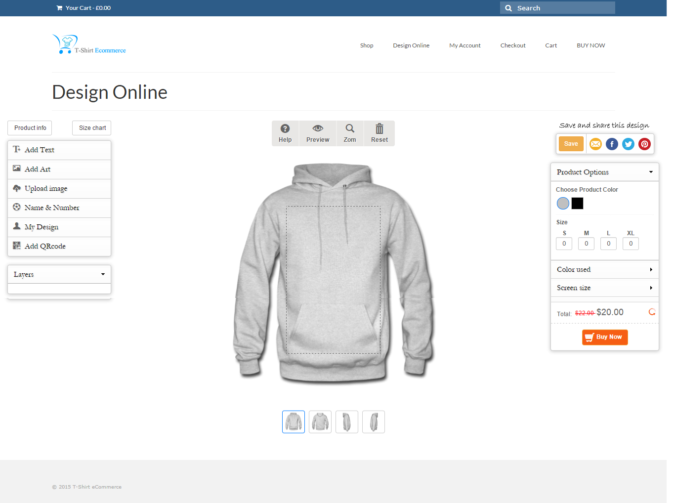 Plugin funzionale per designer di prodotti WooCommerce