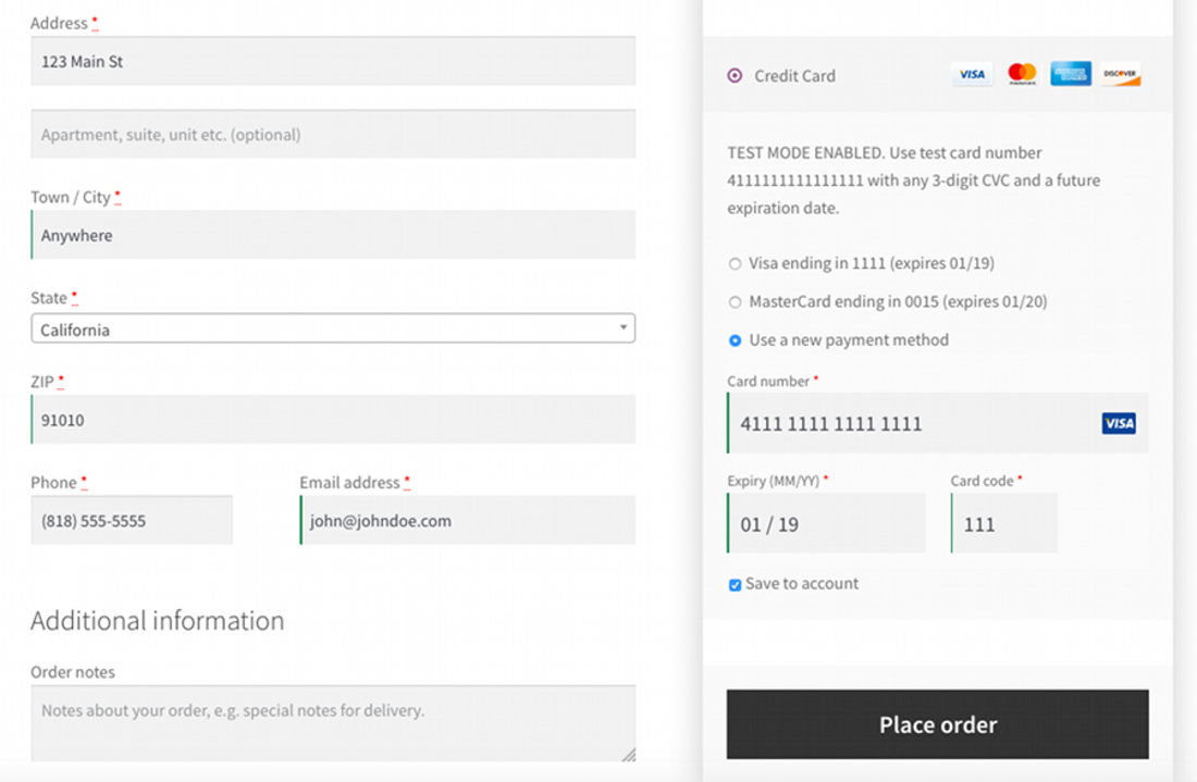 功能性 WooCommerce Authorize.net 插件