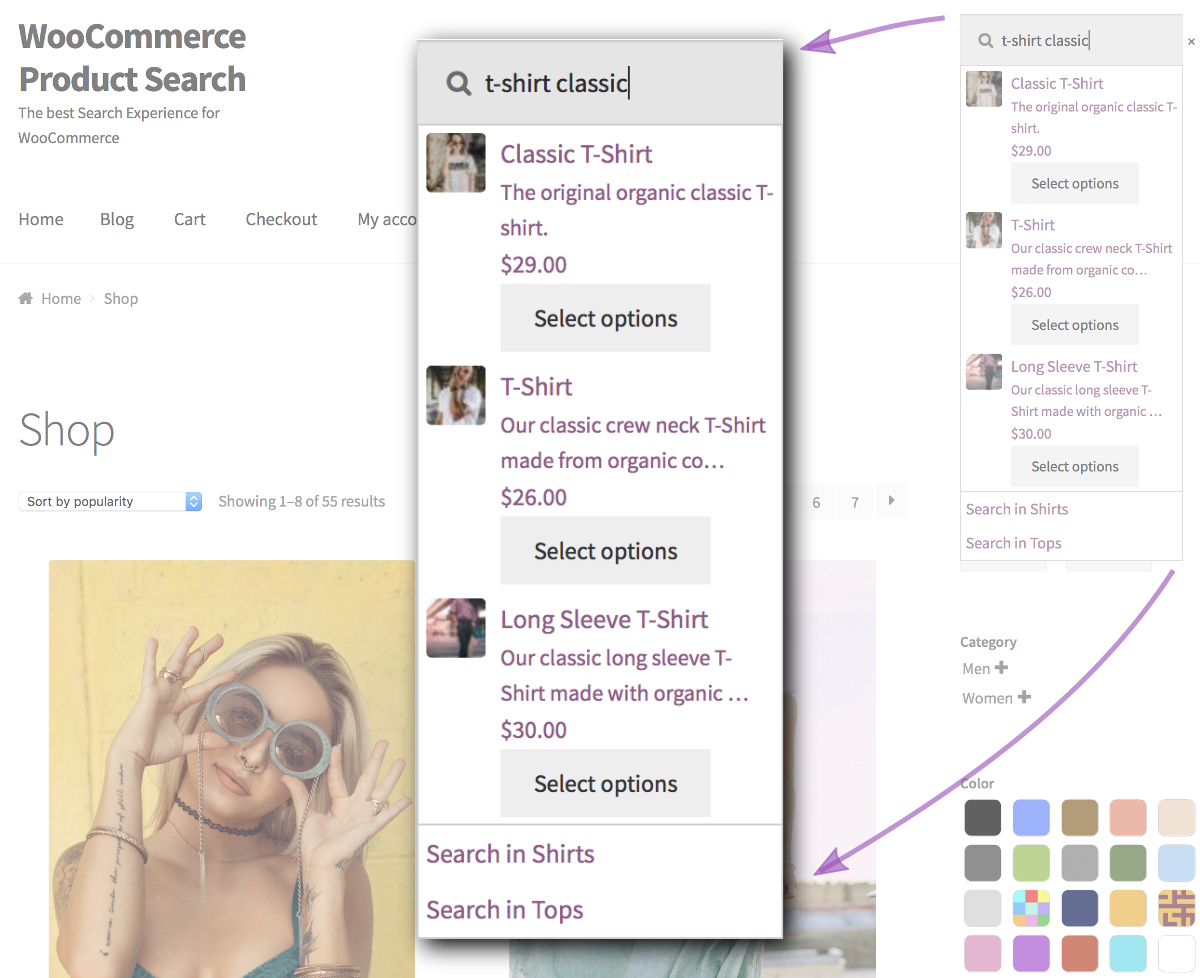 Classic WooCommerce Product FIlter