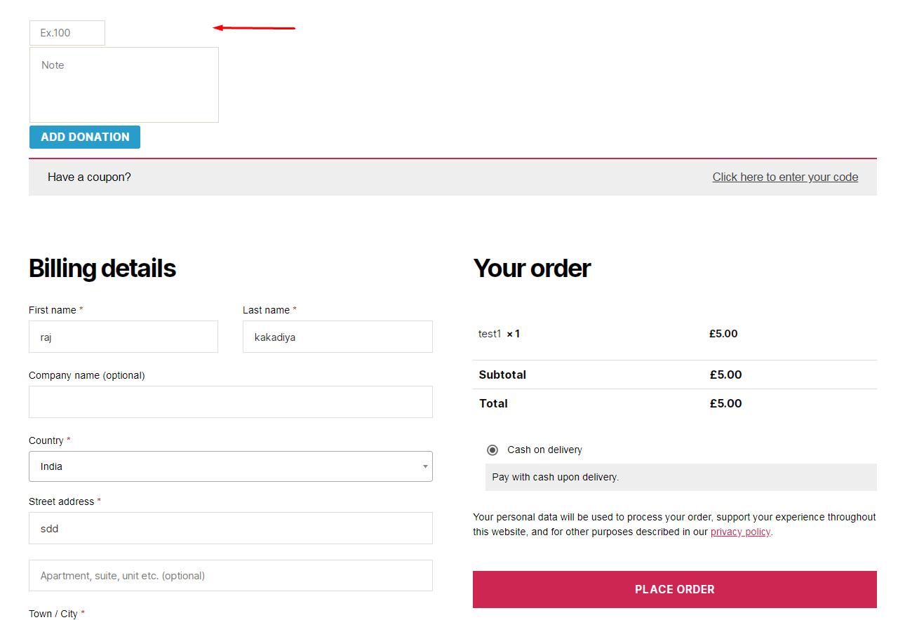 Plugin di donazione WooCommerce reattivi