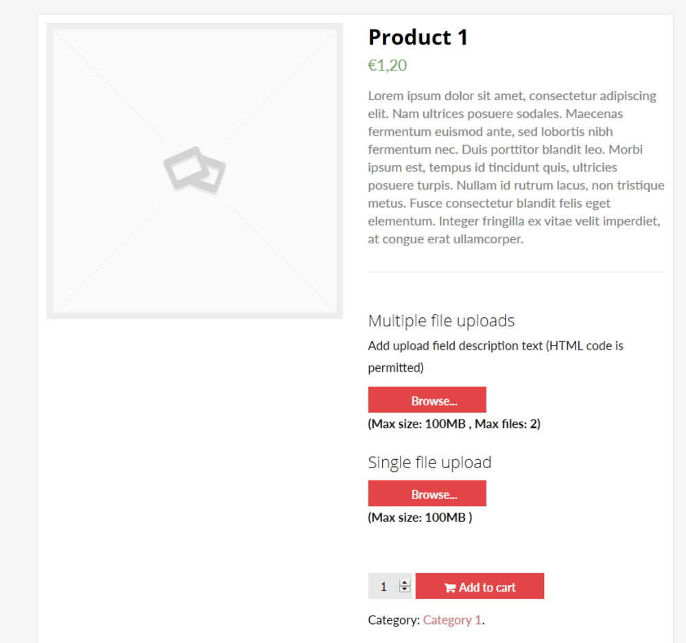 Plugin Unggah File WooCommerce yang Responsif