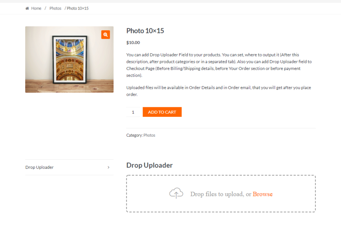 Plugin Unggah File WooCommerce Minimalis