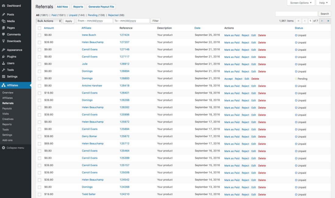 หน้าการตั้งค่าการอ้างอิง WP ของพันธมิตร