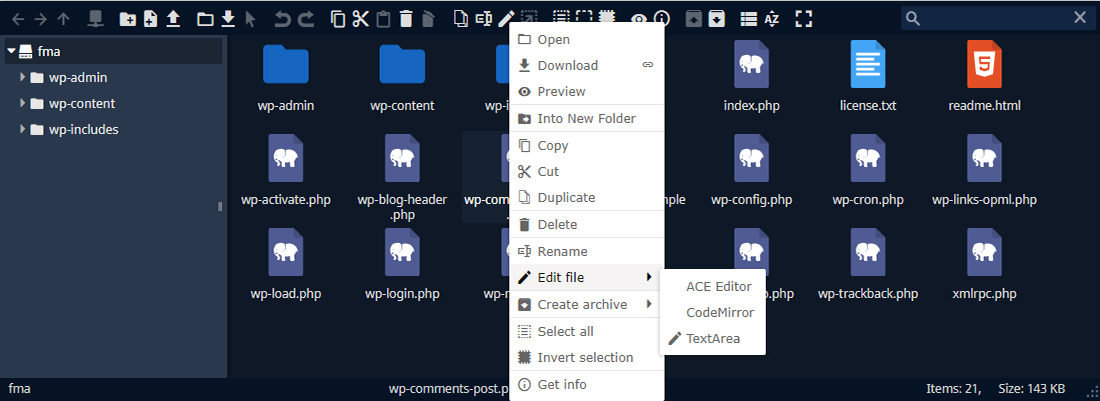 Plugin-uri pentru fișiere WordPress tematice întunecate