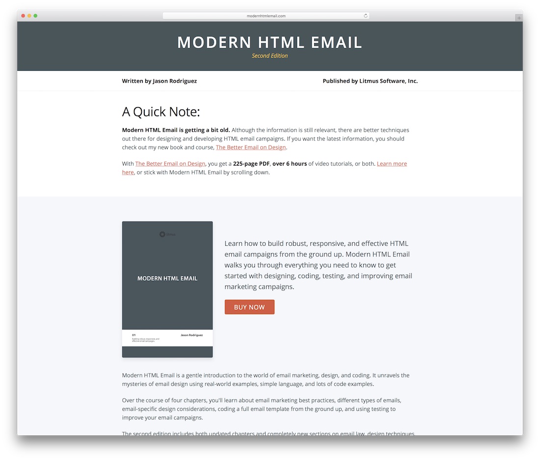 เทมเพลตอีเมล html ที่ทันสมัย