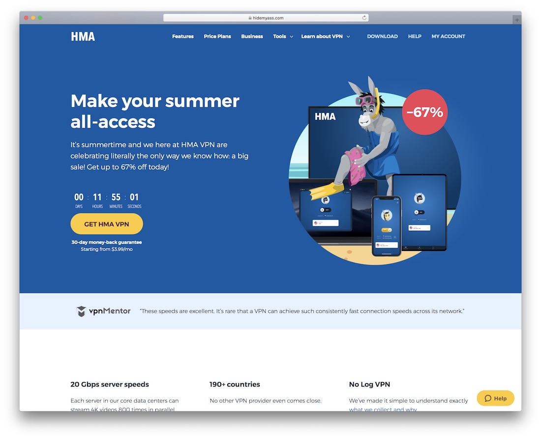 cacher mon cul service vpn