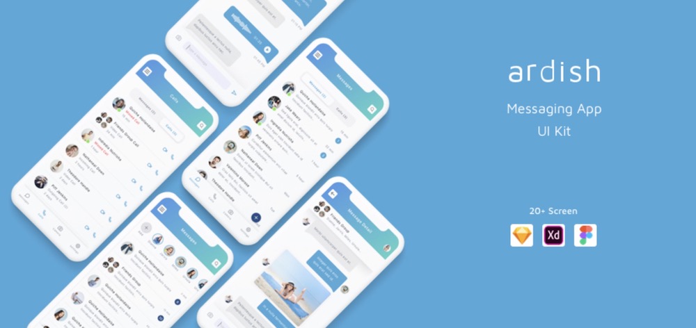 ardish สเก็ตช์ ui kit