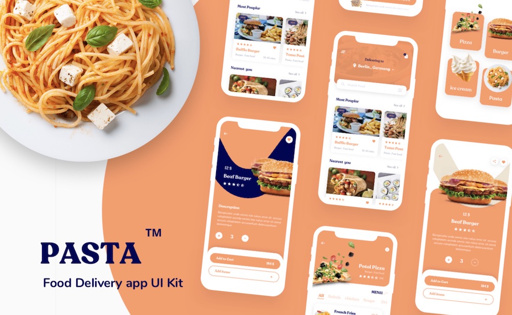 พาสต้าสเก็ตช์ ui kit