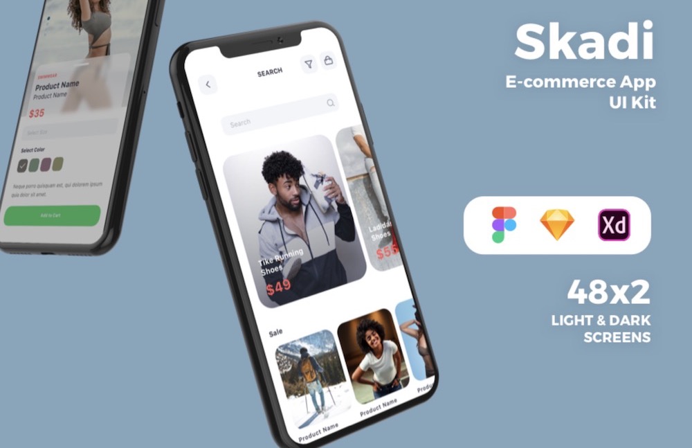 skadi สเก็ตช์ ui kit