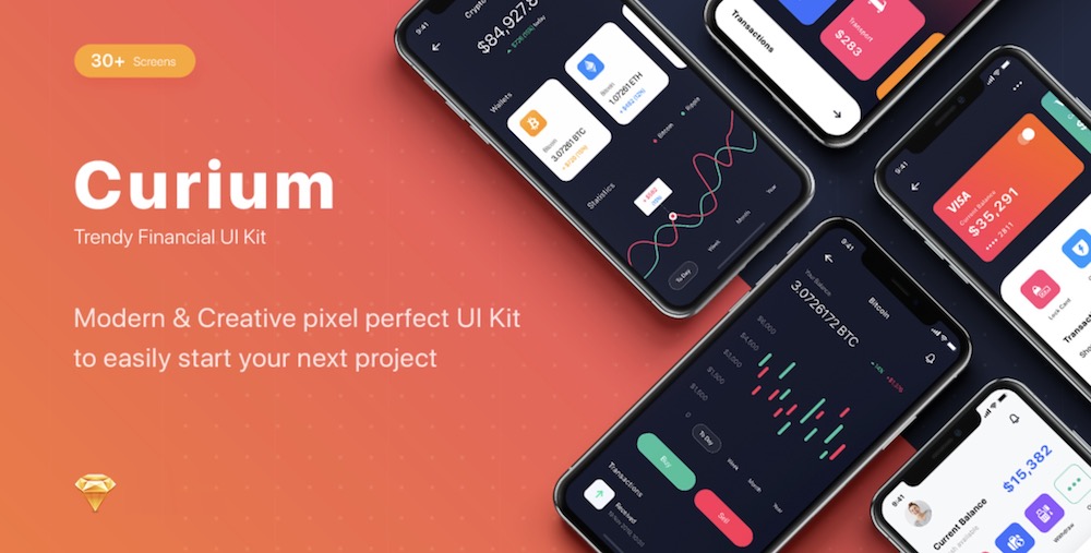 คิวเรียม สเก็ตช์ ui kit